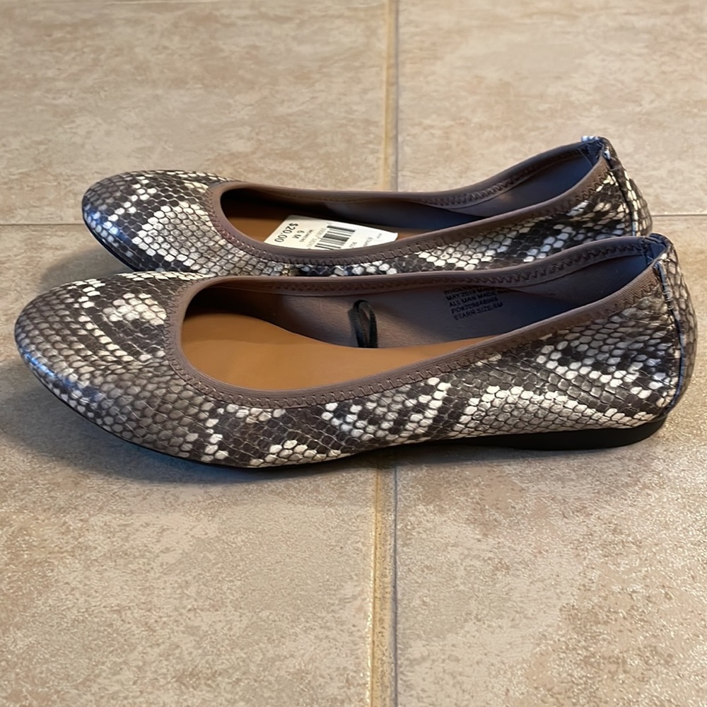 Snake Skin Ballet Shoes - Picture 4 of 5